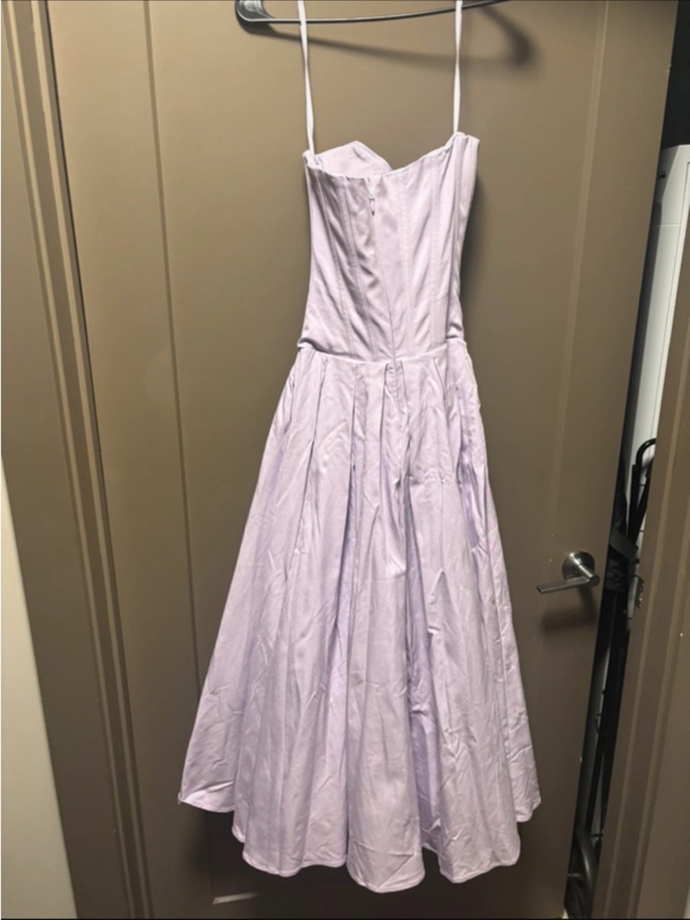 House of cb Lady purple / Lilac Corset Midi Dress - Picture 4 of 4